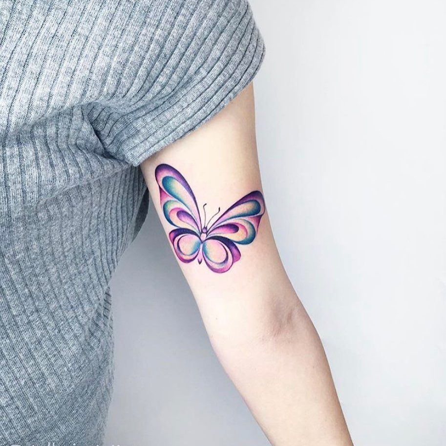 Unique style tattoo by Stella