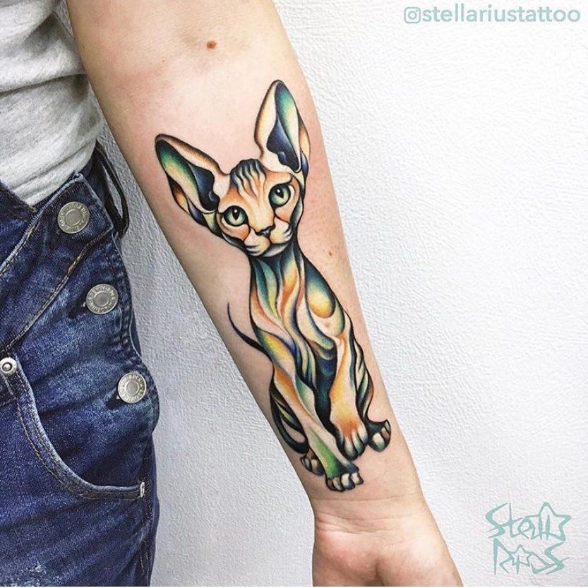 Unique style tattoo by Stella