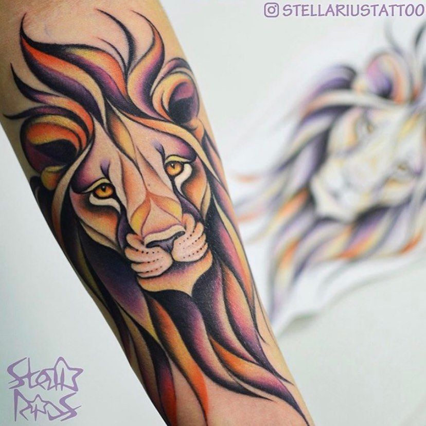 Unique style tattoo by Stella