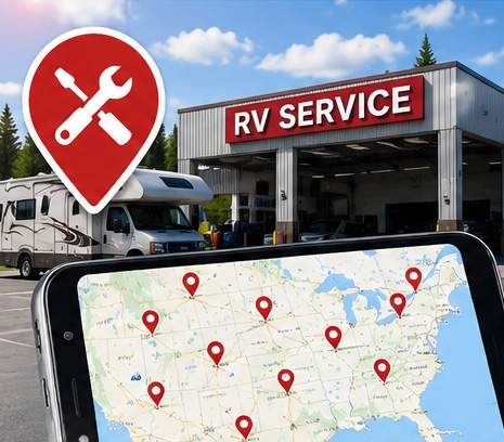 Find RV repair centers locator guide
