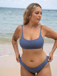 Bikini Bottoms | The Bali Bikini-Bikini Bottom-Ocean Soul Swimwear | Blue