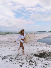 High Waisted Bikini Bottoms | The Sumba | White