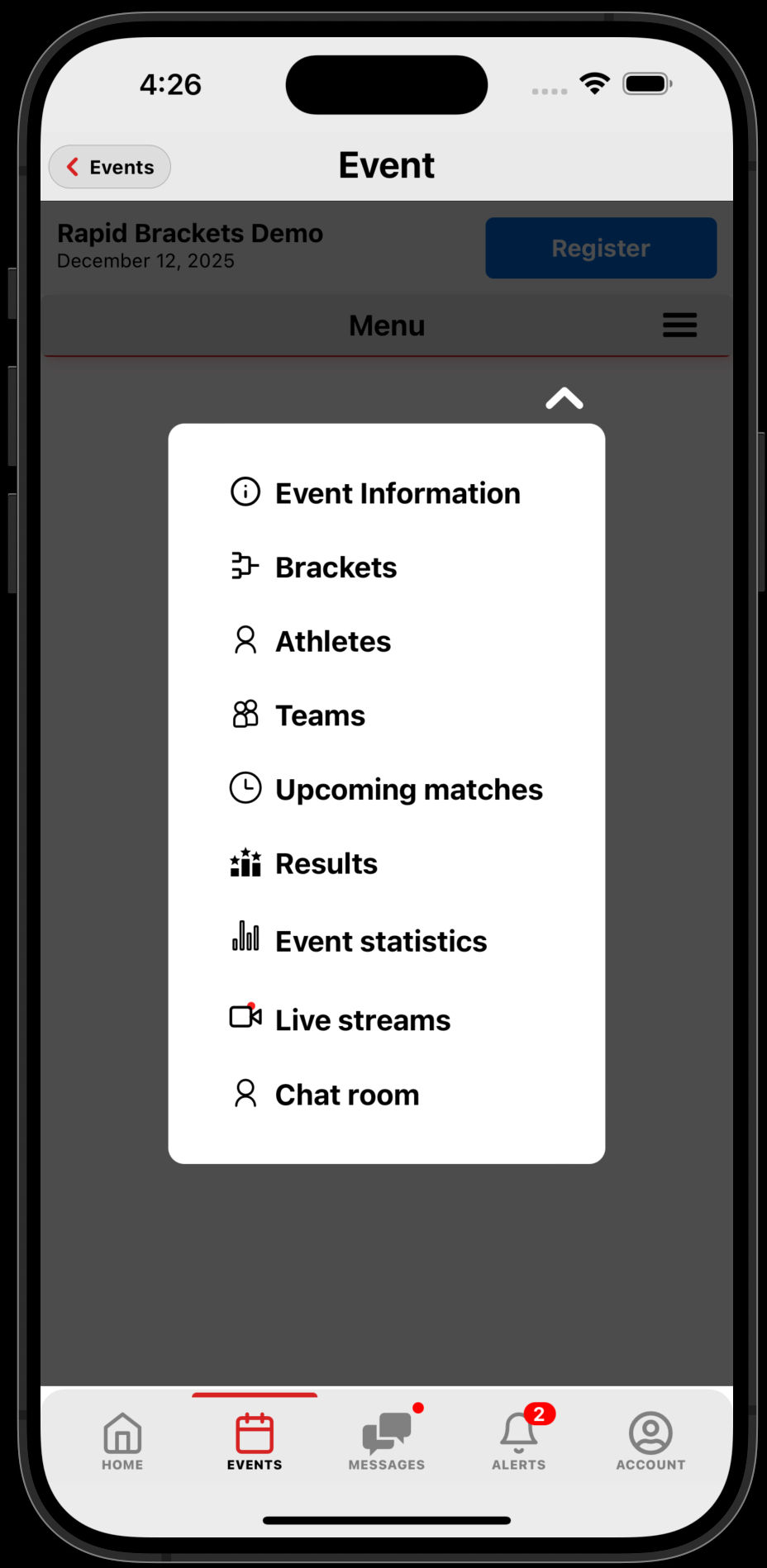 Features screenshot