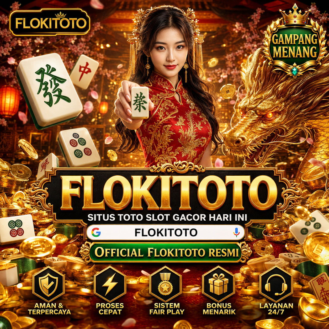 FLOKITOTO : Link Situs Toto Slot Gacor Hari Ini Dan Bandar Togel Online Gampang Jackpot