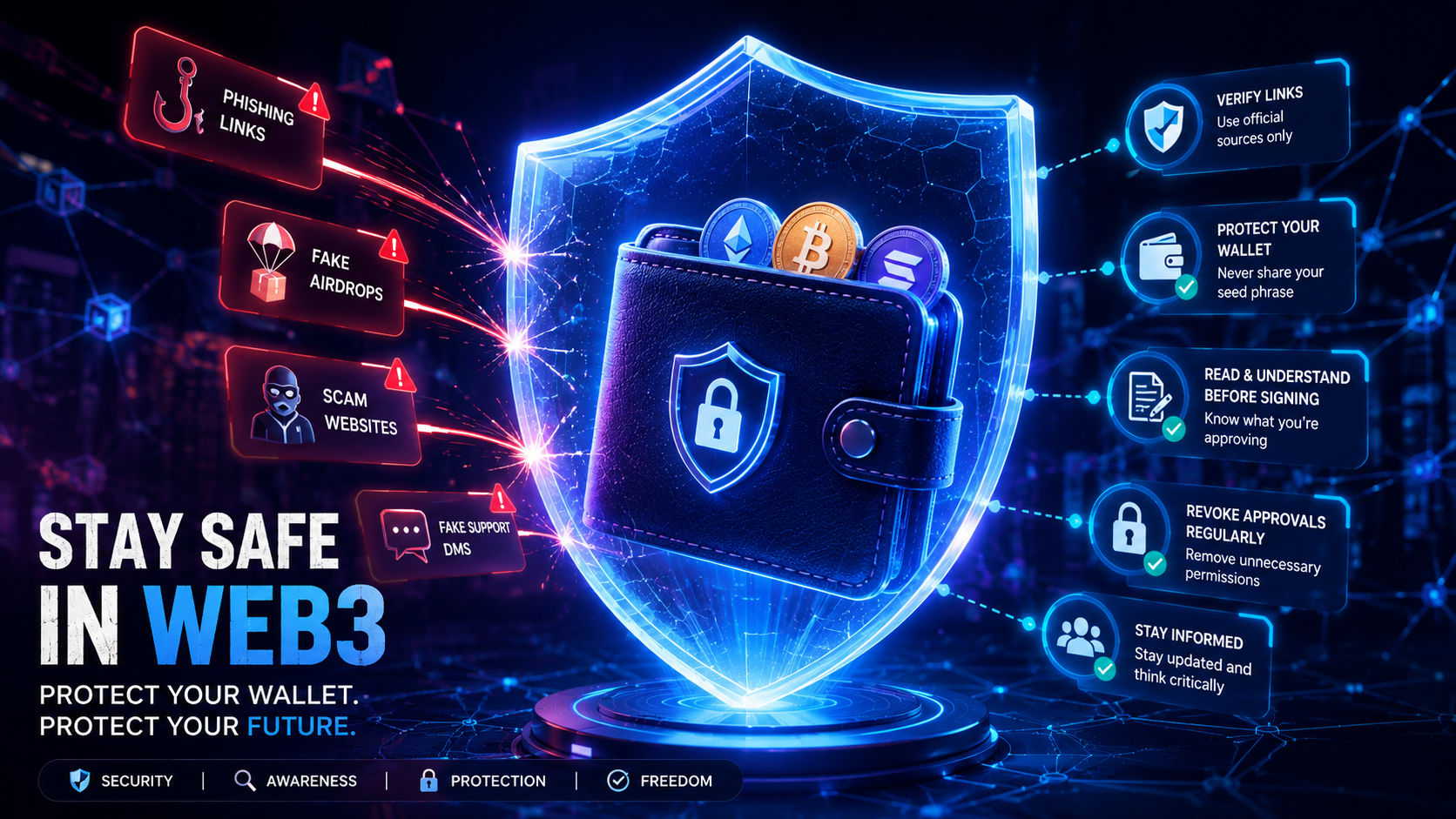 How to Stay Safe in Web3: Wallet Security, Scam Prevention, and Protecting Yourself On-Chain