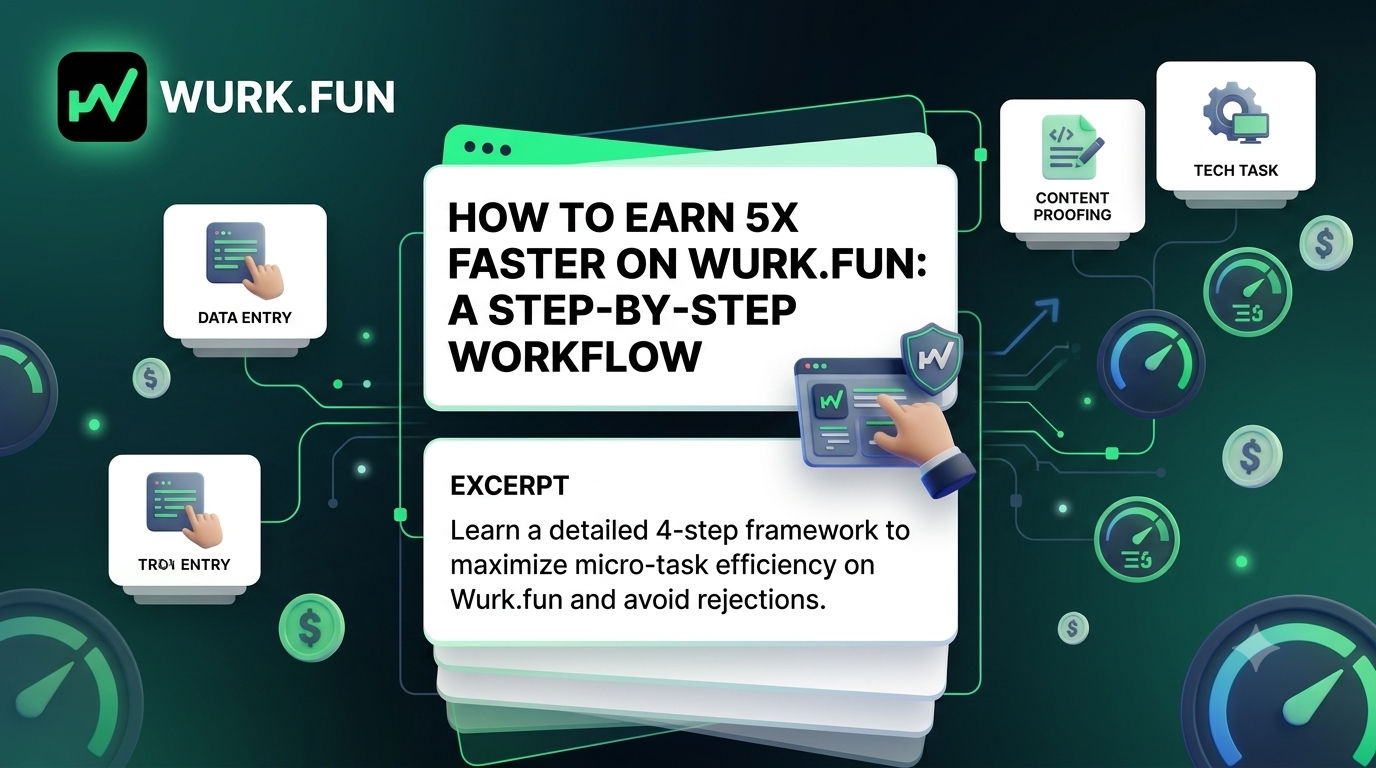How to Earn 5x Faster on Wurk.fun: A Step-by-Step Guide to High-Quality Micro-Task Submissions