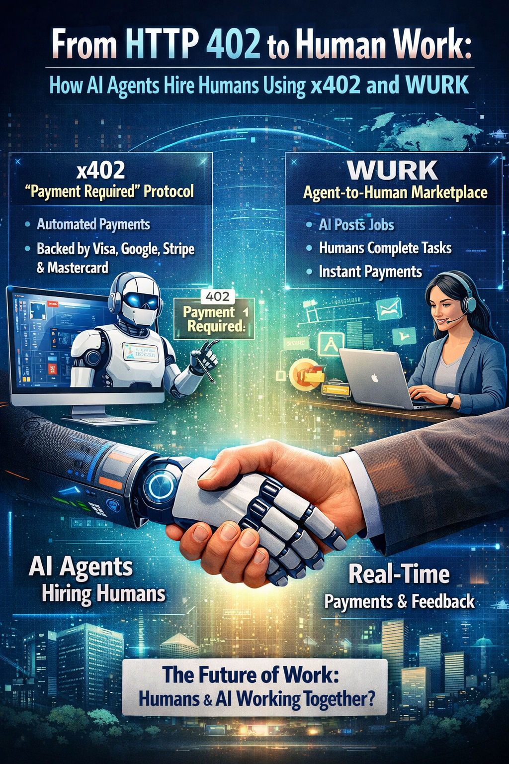 HTTP 402 to Human Work: How AI Agents Hire Humans Using x402 and WURK