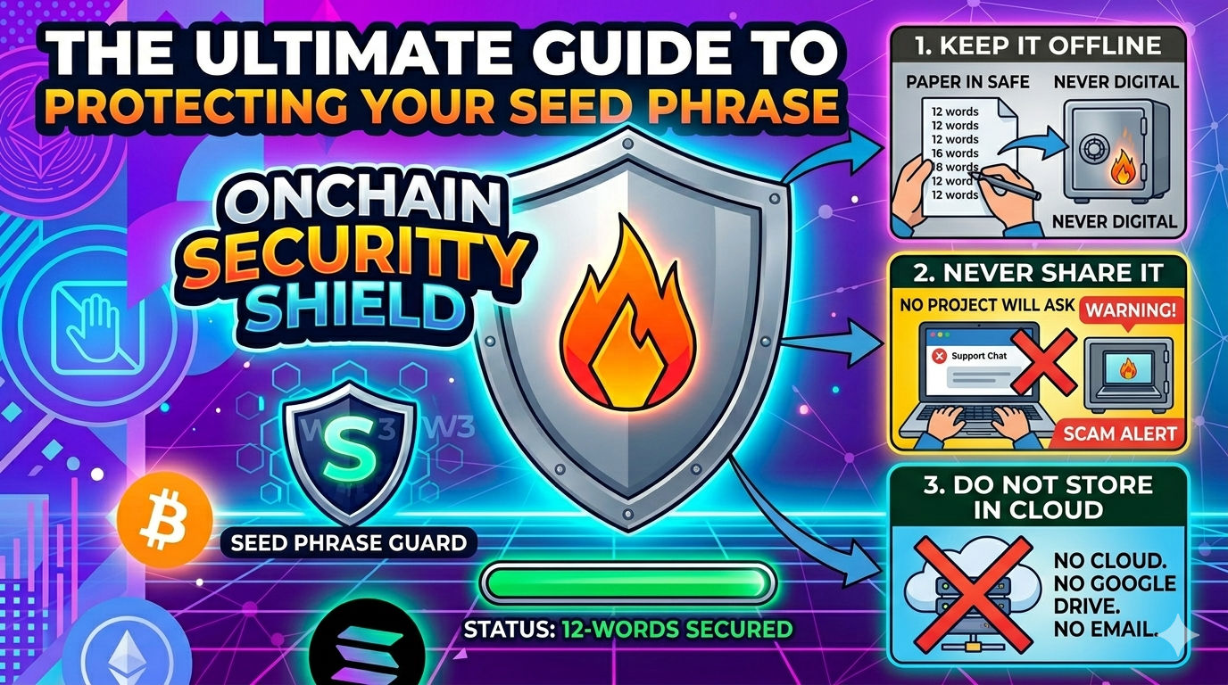 PROTECT YOUR SEED PHRASE