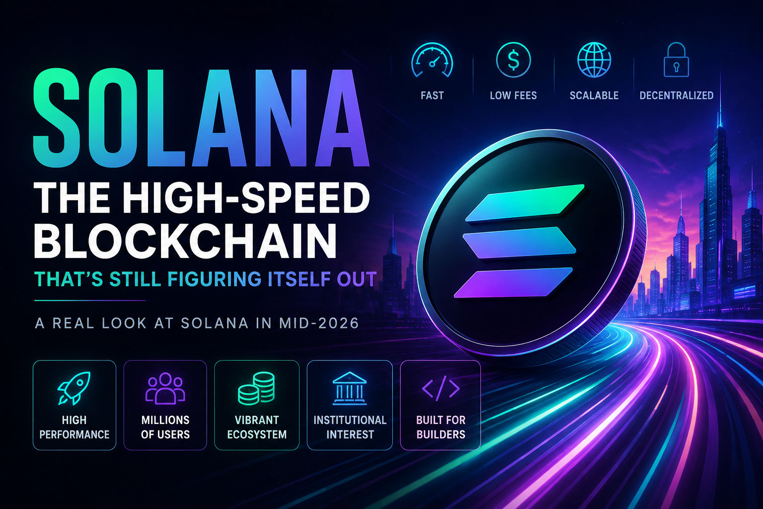 SOLANA:THE HIGH-SPEED BLOCKCHAIN THAT'S STILL FIGURING ITSELF OUT