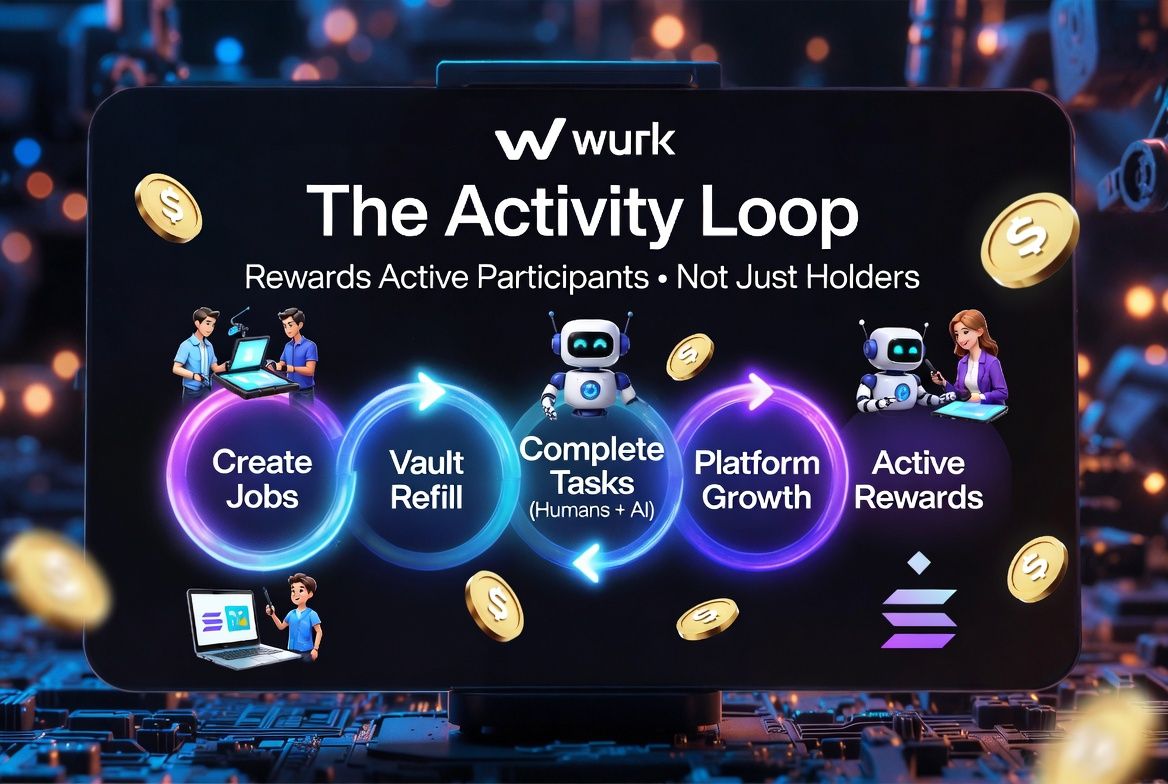 The Smartest Part of WURK Isn’t the Token, It’s the Activity Loop