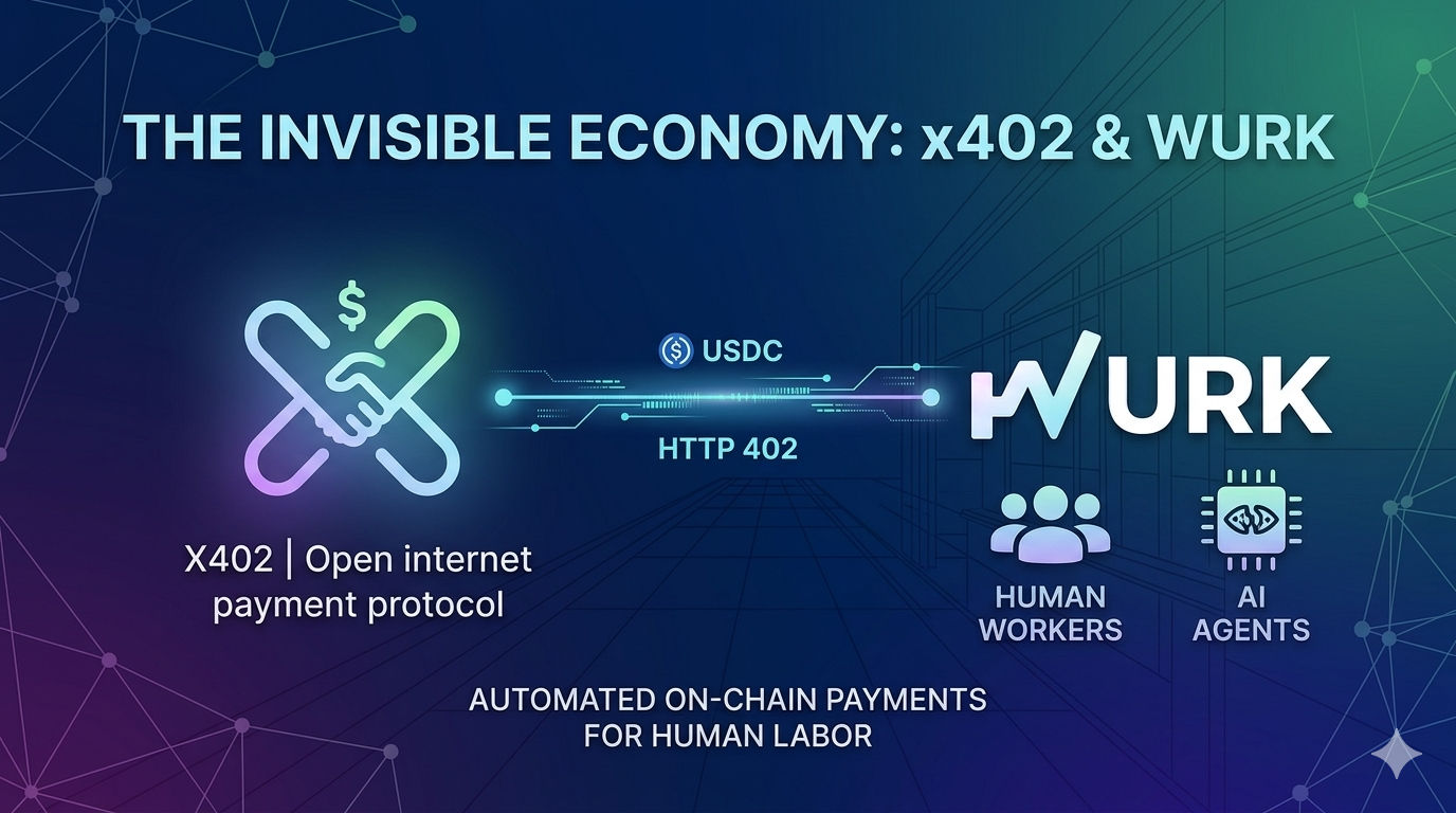 The Invisible Economy: How x402 and WURK Are Letting AI Hire Humans