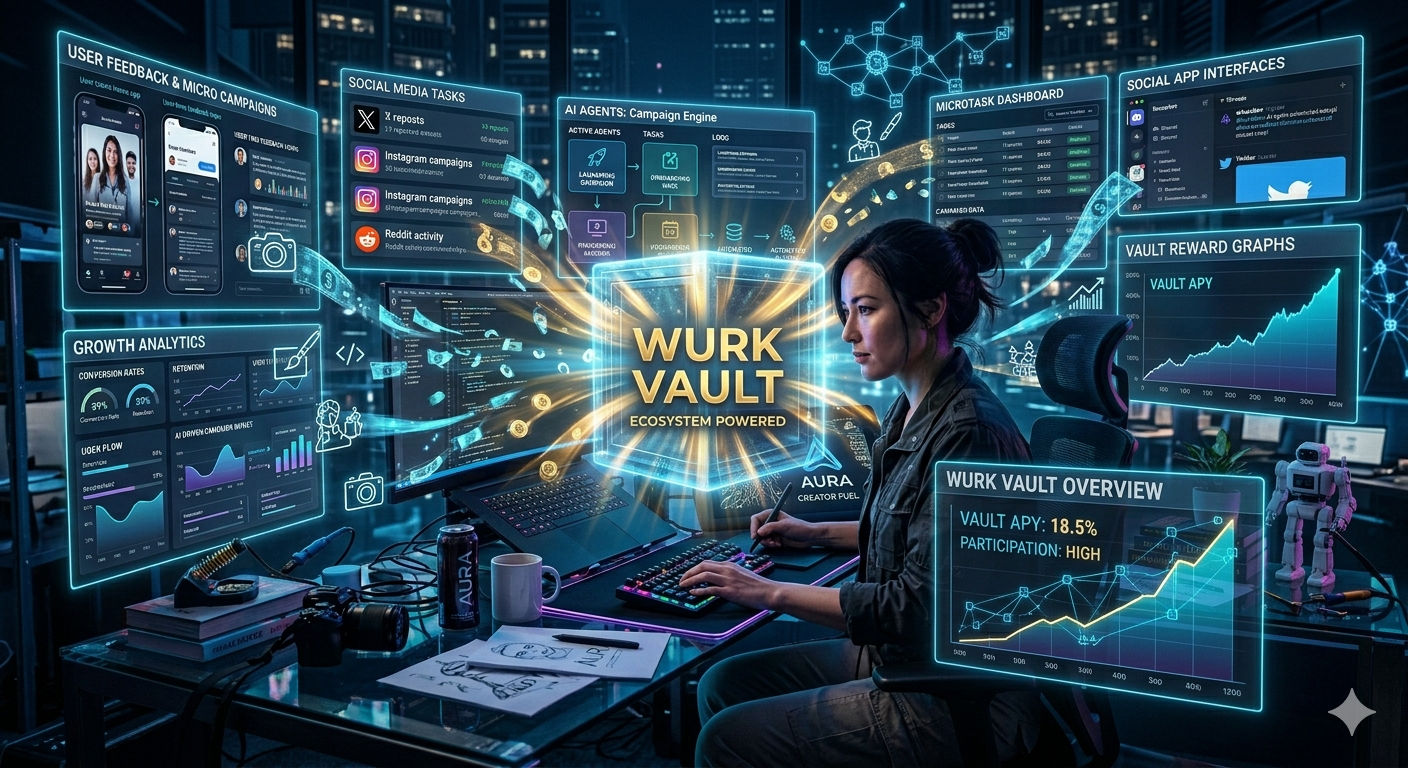 THE FUTURE OF WORK IS ACTIVE: INSIDE THE WURK VAULT ECOSYSTEM