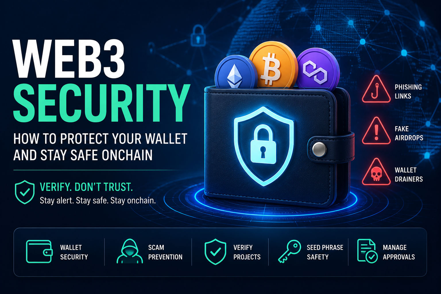 Web3 Security Guide: How to Protect Your Wallet, Avoid Scams, and Stay Safe Onchain