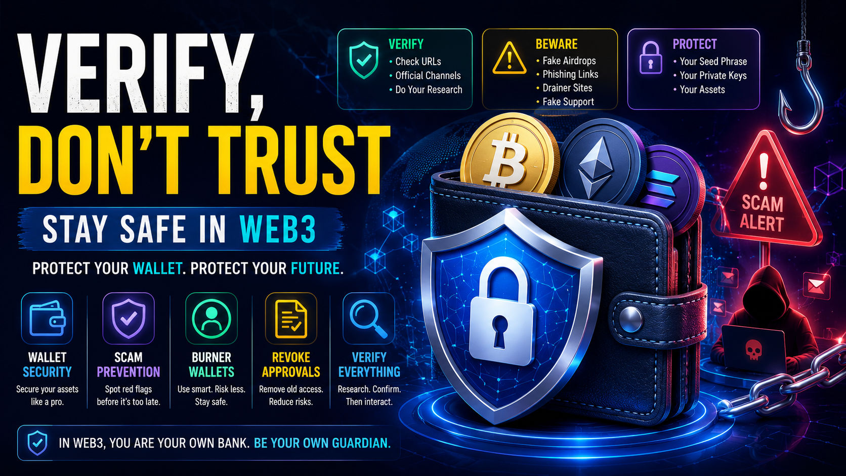 Verify don't trust: The Ultimate Guide to staying Safe in Web3 featuring $WURK