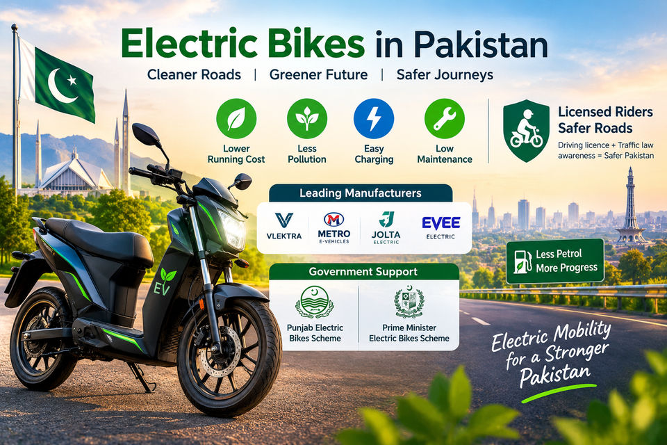 Electric bikes in Pakistan - A Greener future needs safer roads.