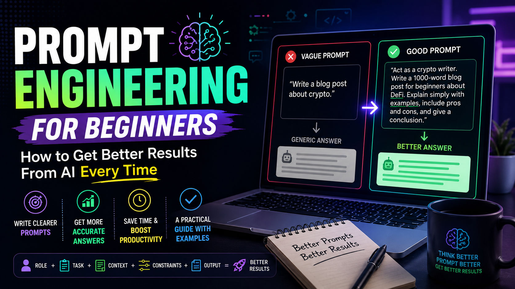 Prompt Engineering for Beginners: How to Get Better Results From AI