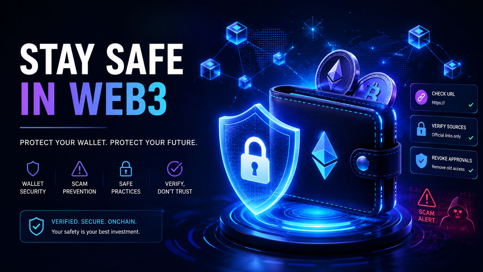 Staying Safe in Web3: How to Protect Your Wallet, Spot Scams, and Survive Onchain