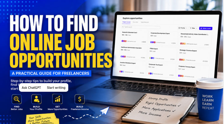 How to Build a Freelance Profile and Find Online Work