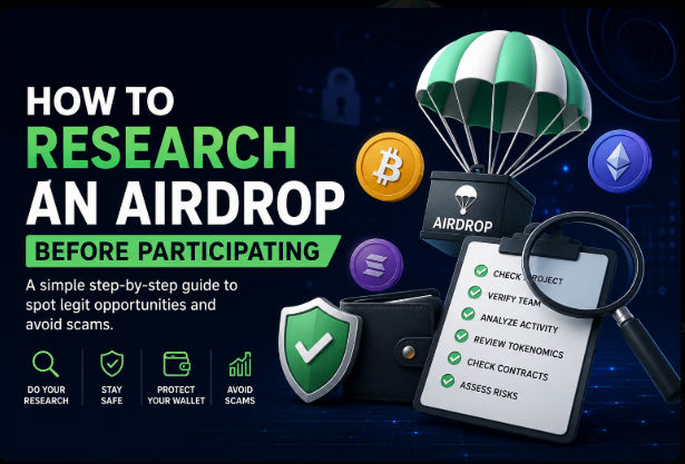 How to Research a Crypto Airdrop Before Participating