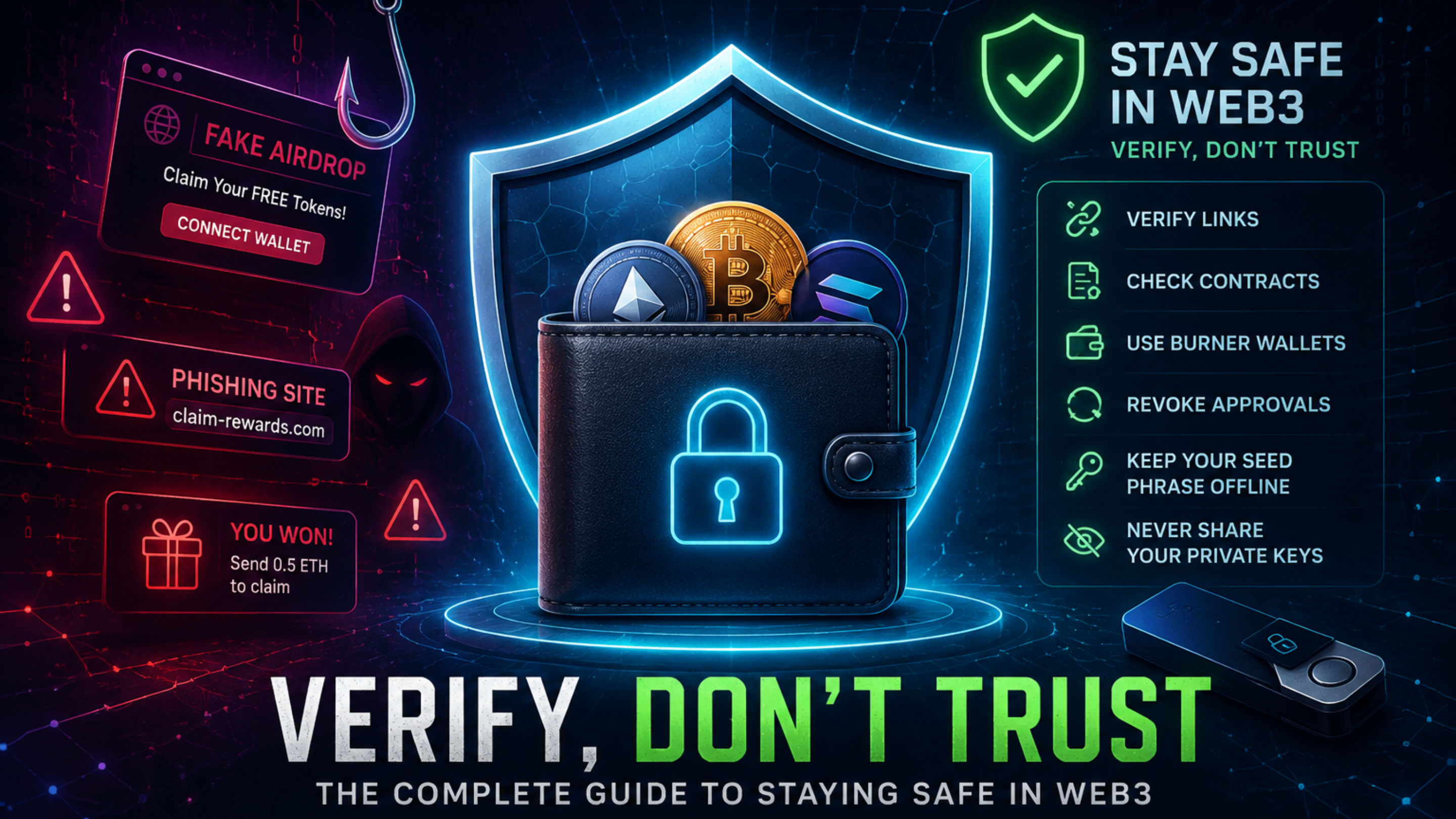 Web3 Survival Guide: How to Protect Your Crypto, Spot Scams, and Master Wallet Security