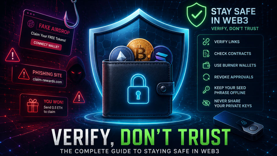Web3 Survival Guide: How to Protect Your Crypto, Spot Scams, and Master Wallet Security