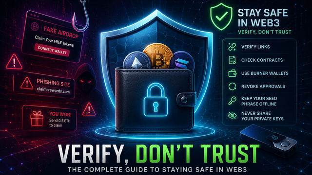 Web3 Survival Guide: How to Protect Your Crypto, Spot Scams, and Master Wallet Security