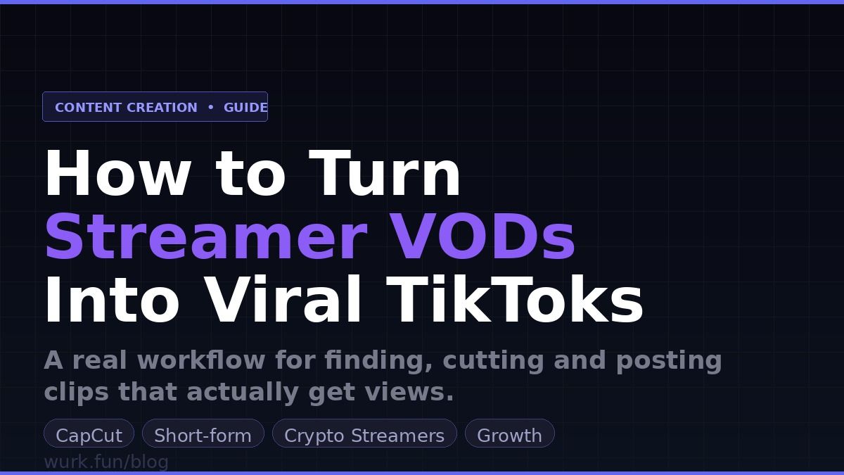 How to Turn Streamer VODs Into Viral TikToks