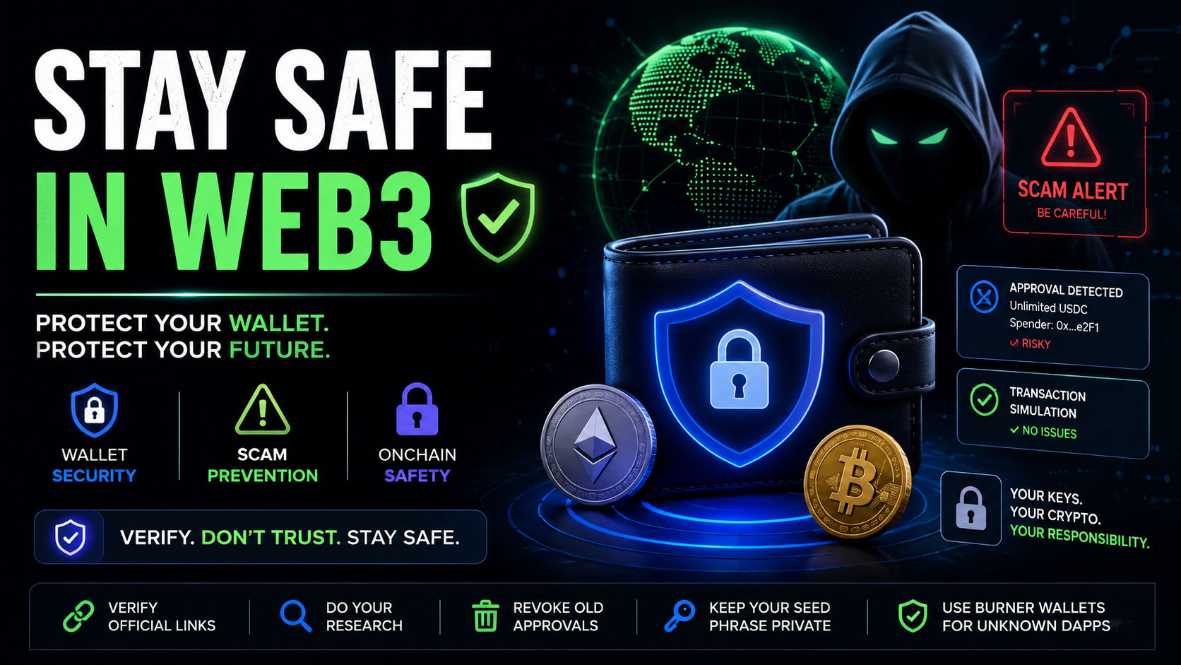 Stay Safe in Web3: The Ultimate Guide to Wallet Security and Scam Prevention