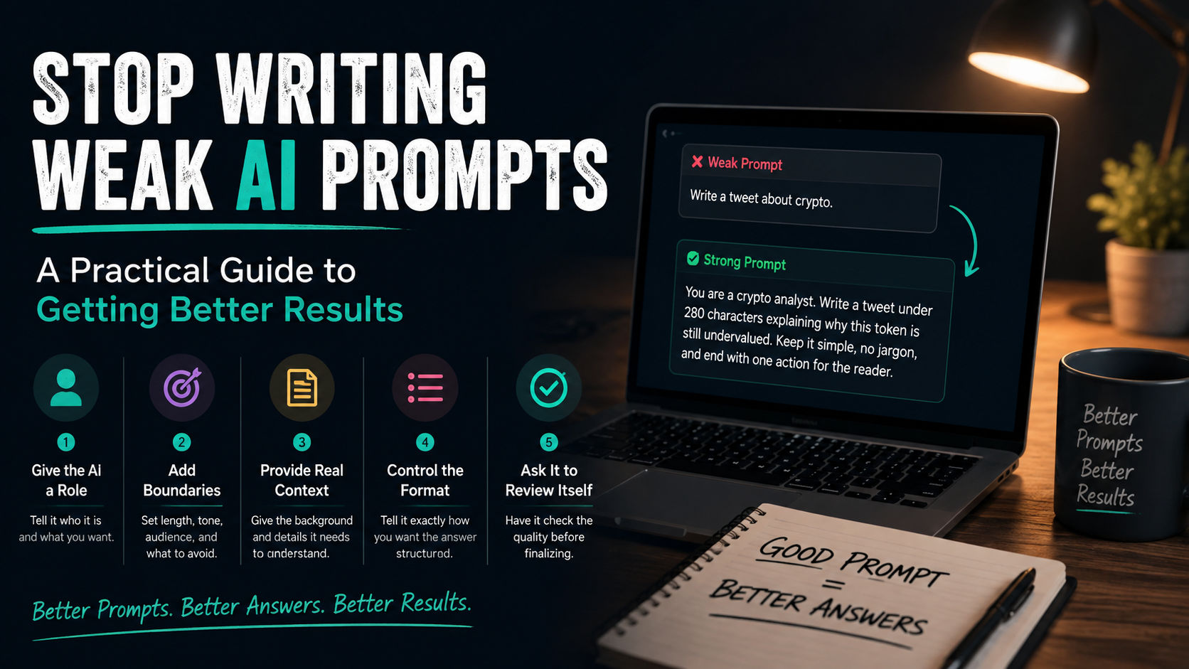 Stop Writing Weak AI Prompts: A Practical Guide to Getting Better Results