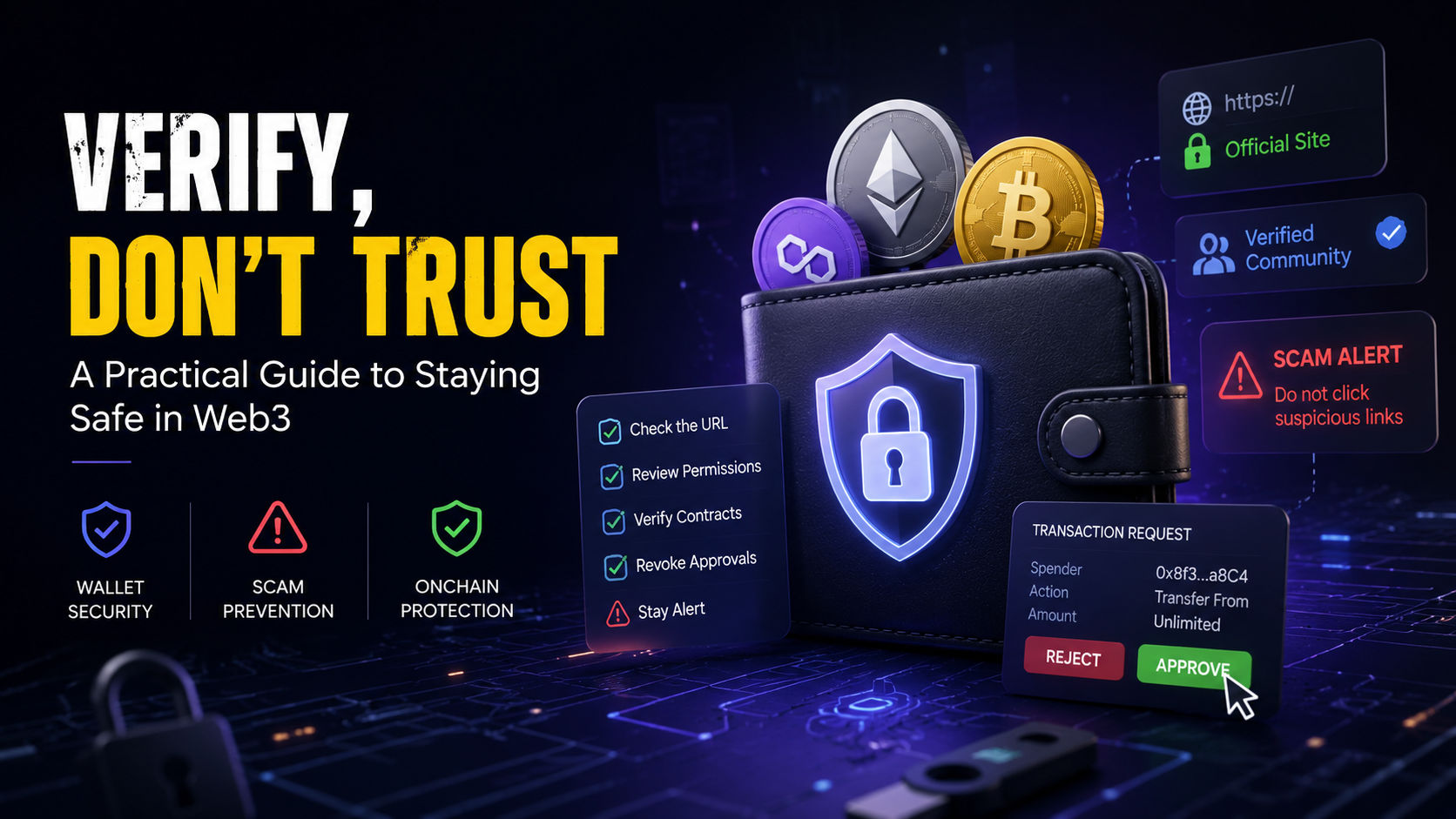 Verify, Don't Trust: The Ultimate Guide to Staying Safe in Web3