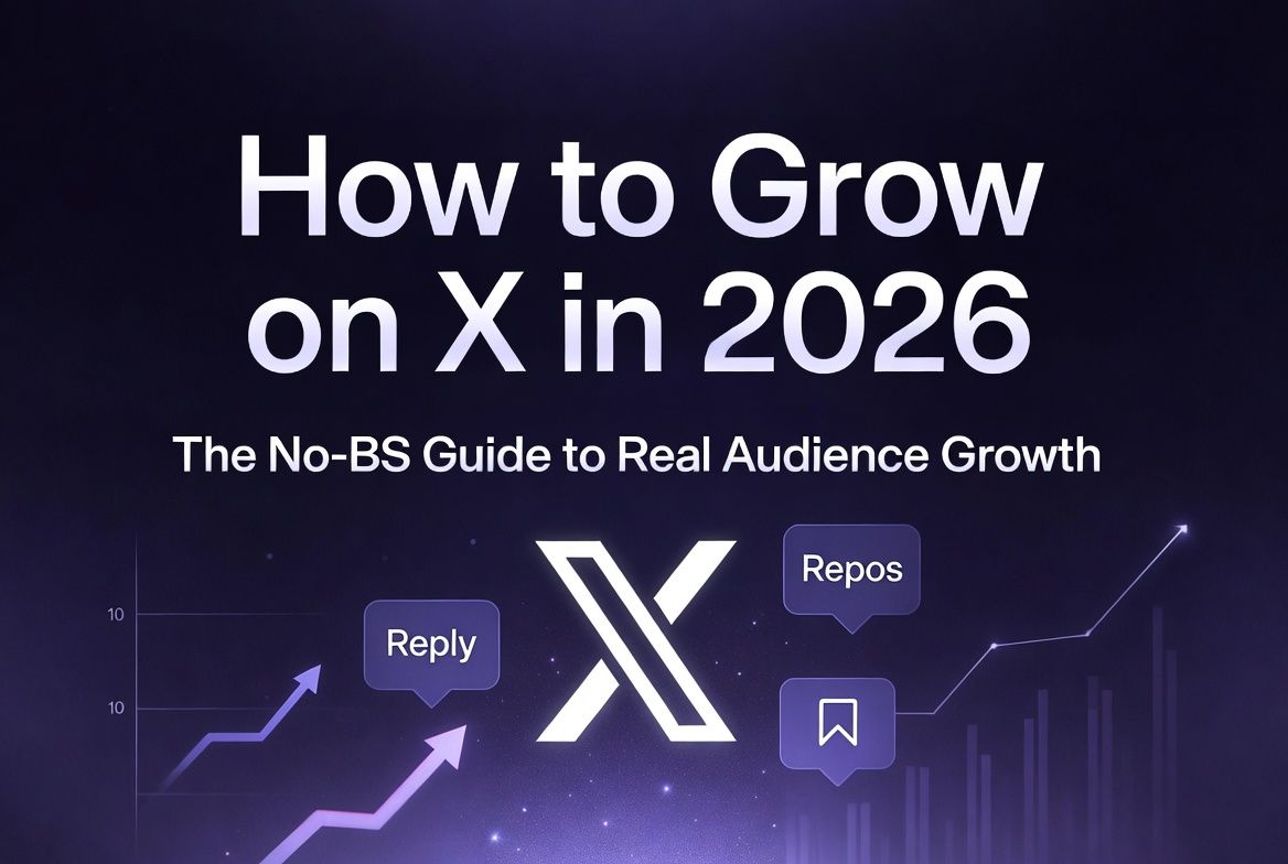 How to Grow on X in 2026: The No-BS Guide to Building a Real Audience (From 0 to 10K+ Followers)