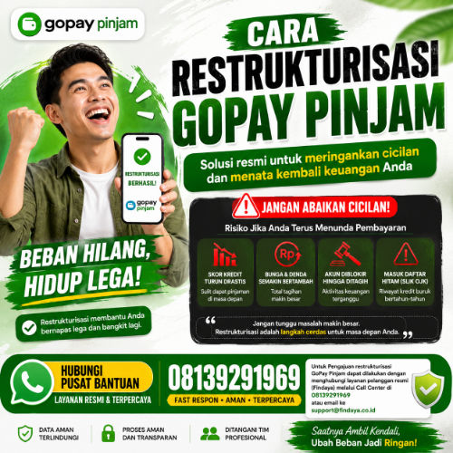Cara Restrukturisasi Gopay Pinjam