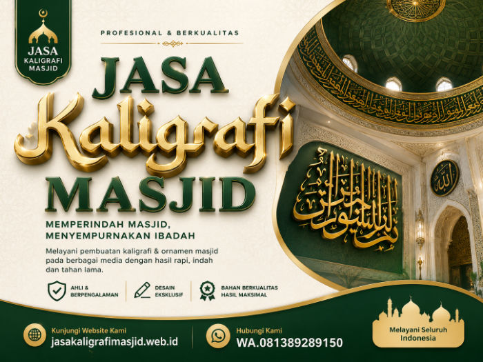 Kubah Masjid Kaligrafi