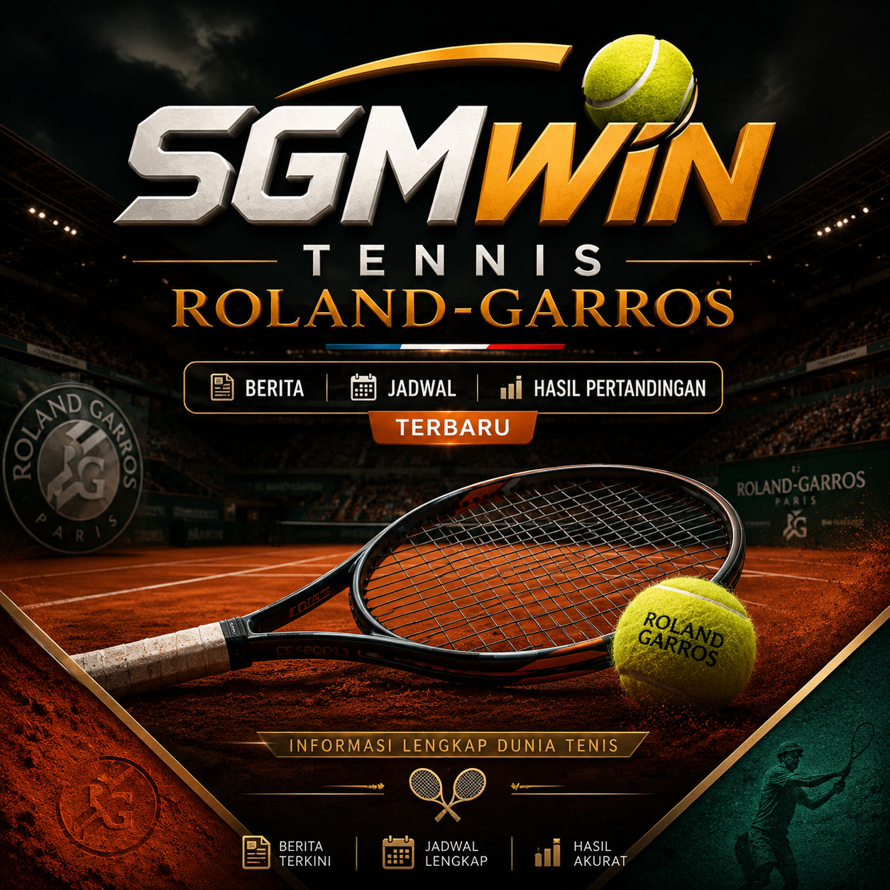 SGMWIN  SGMWIN Tennis Roland-Garros | Berita, Jadwal, dan Hasil Pertandingan Terbaru by Hey siriusly