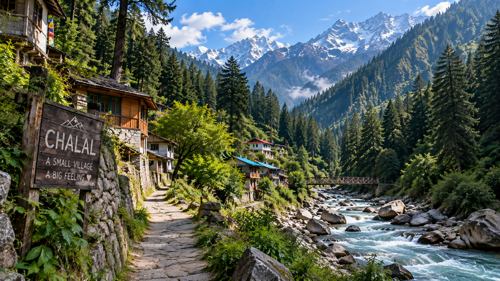 Chalal village near Kasol