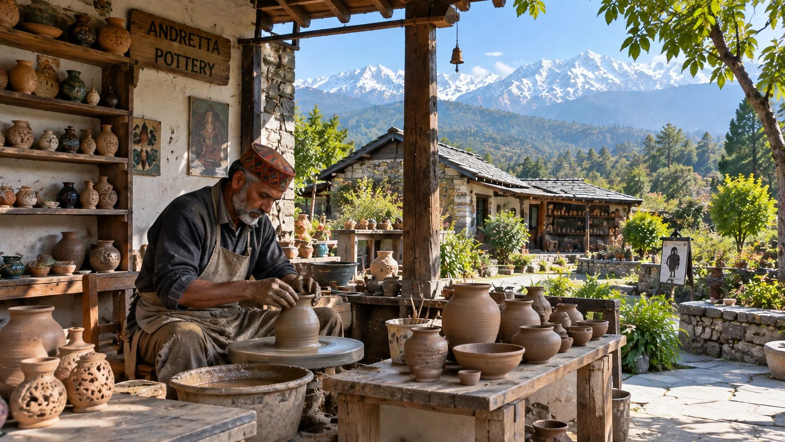 Andretta pottery near Palampur