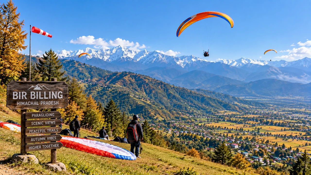 Bir Billing landscape during autumn