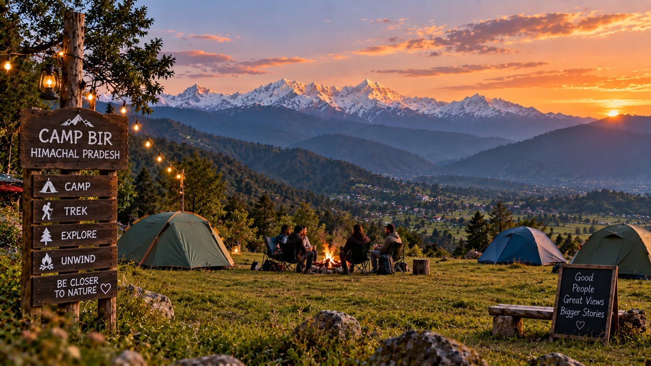Camping near Bir Billing