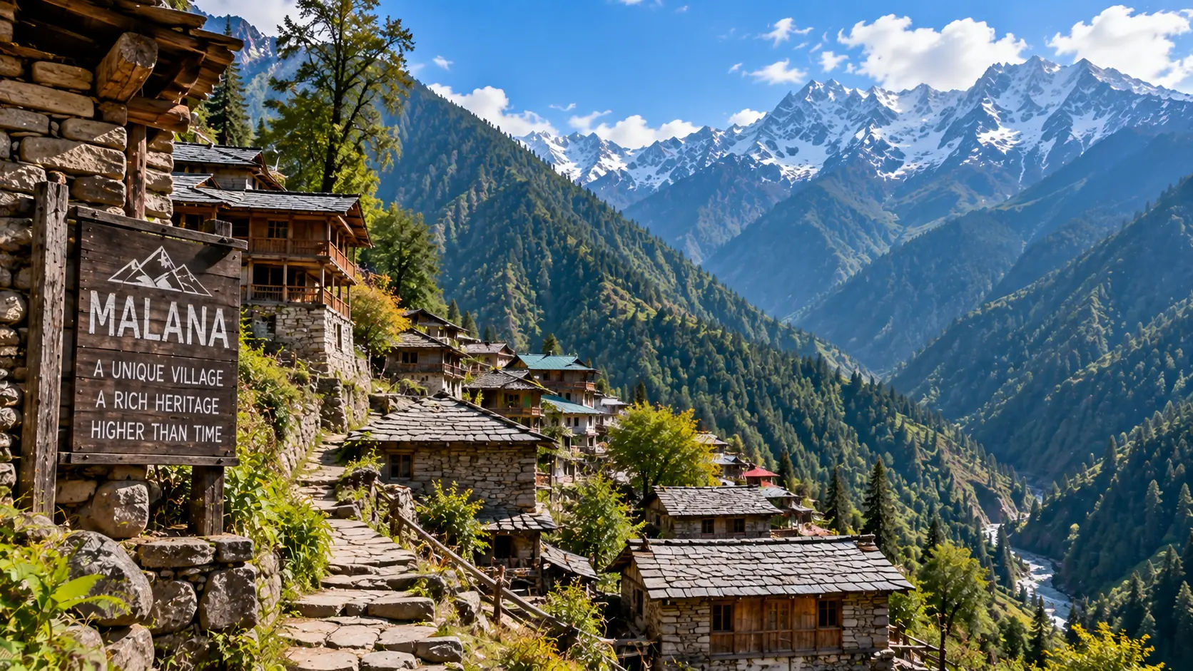 Malana village near Kasol