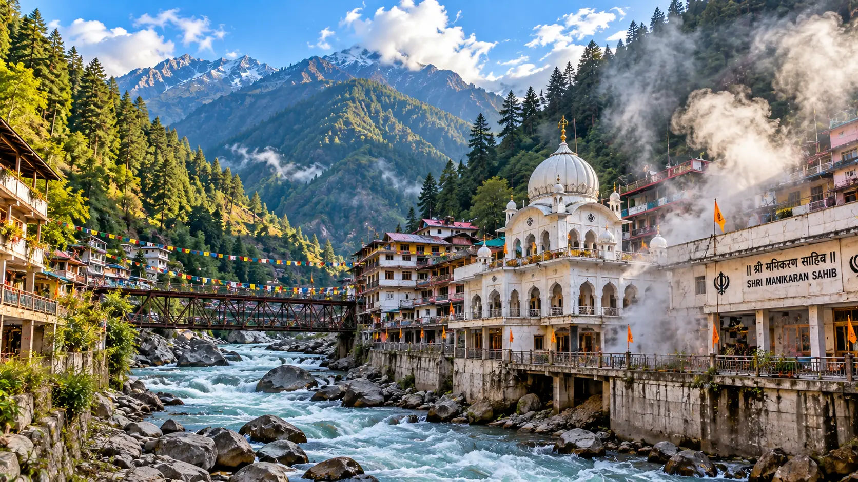 Manikaran in Parvati Valley near Kasol