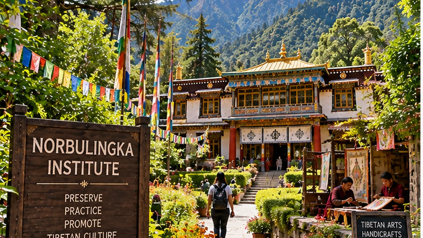 Dharamkot village near McLeod Ganj