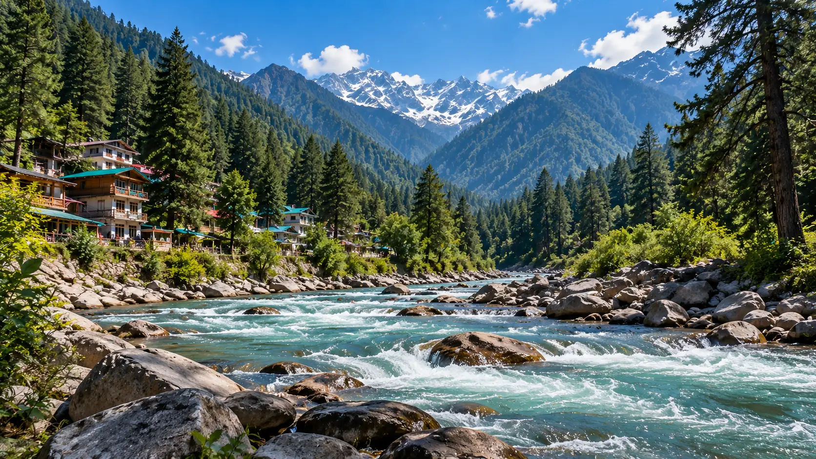 Parvati River near Kasol