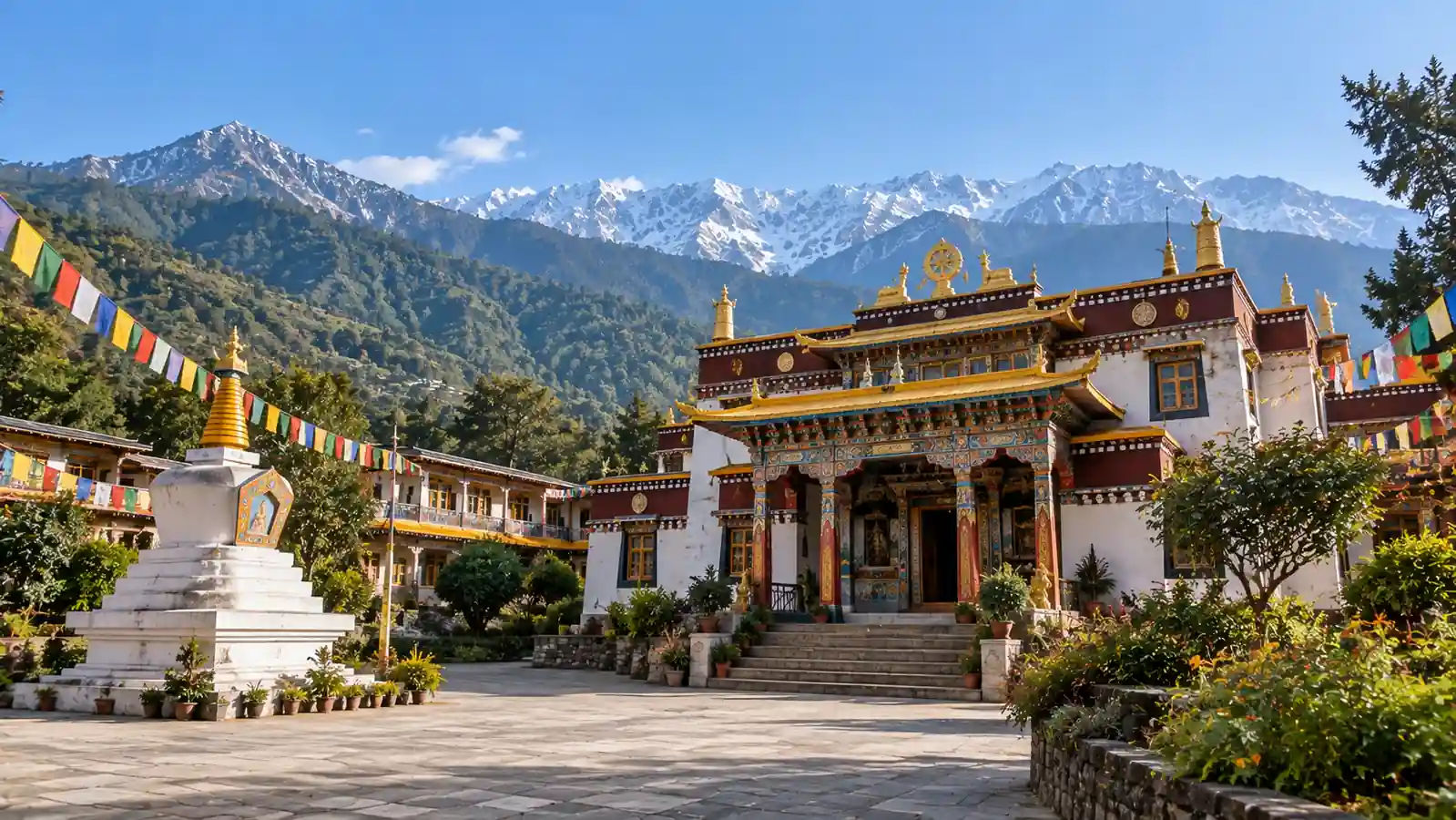 Tashi Jong Monastery near Palampur