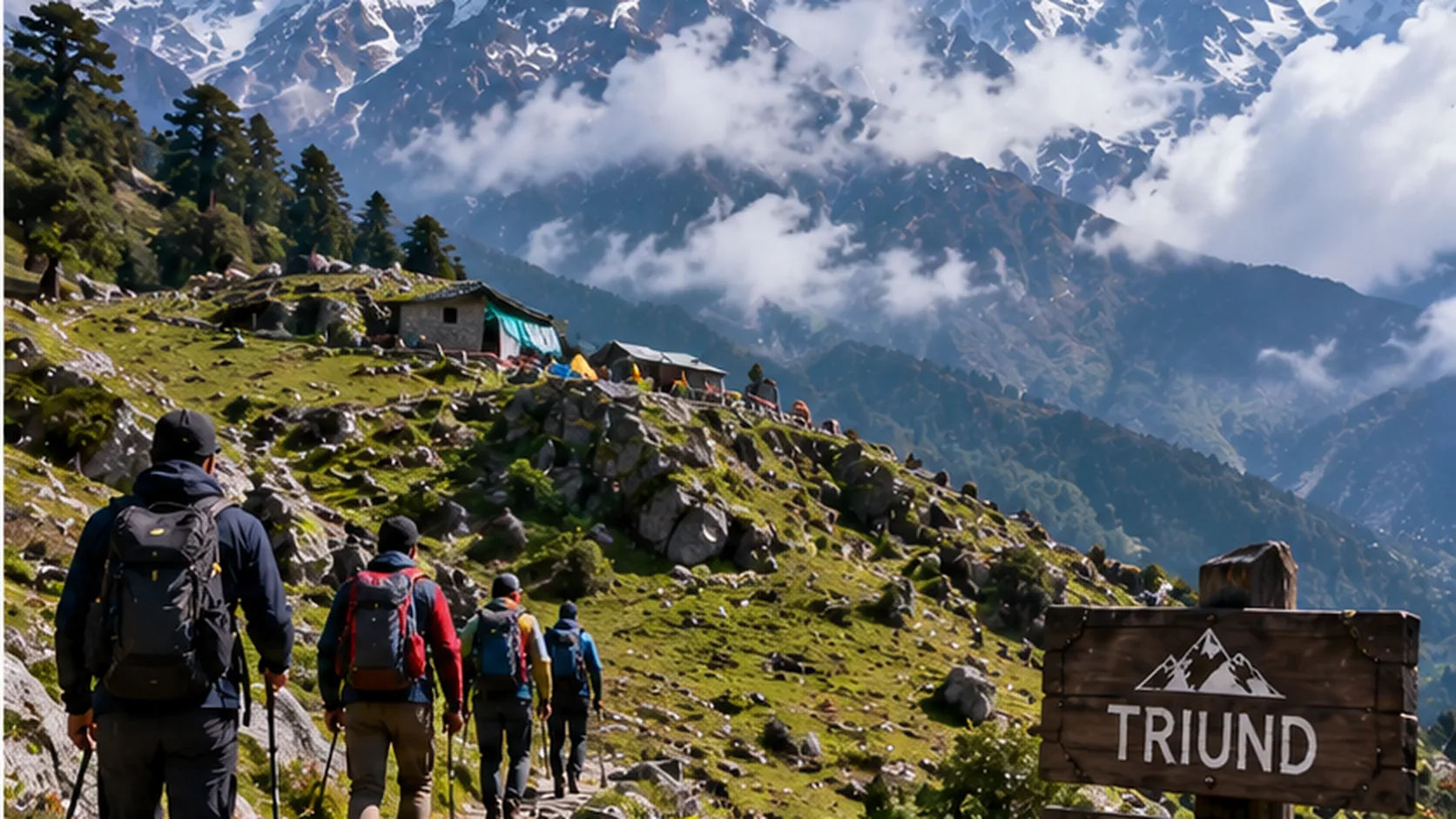 Trekking near Kasol in Parvati Valley