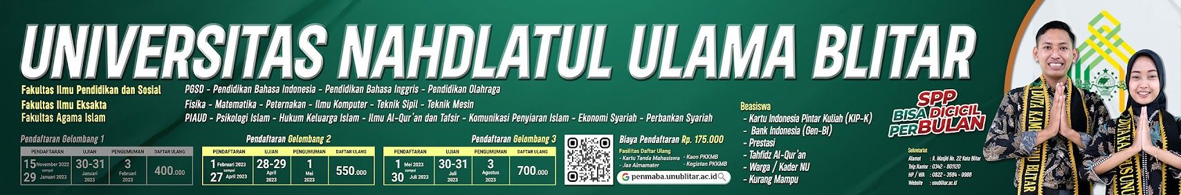 Pendaftaran Mahasiswa Baru Tahun Ajaran 2023/2024