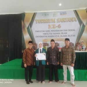 Yudisium Sarjana Ke-6 Fakultas Ilmu Pendidikan Sosial dan Fakultas Agama Islam Universitas Nahdlatul Ulama Blitar Yudisium Sarjana Ke-6 Fakultas Ilmu Pendidikan Sosial dan Fakultas Agama Islam Universitas Nahdlatul Ulama Blitar