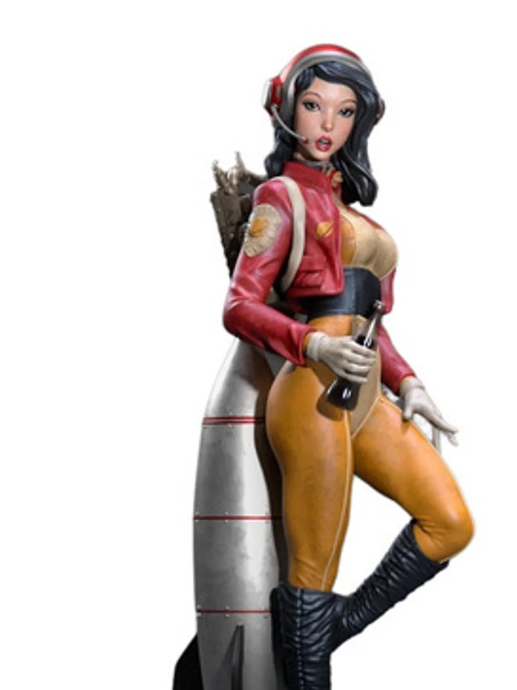 Figura Astronauta em resina 3D - Fidel Figures