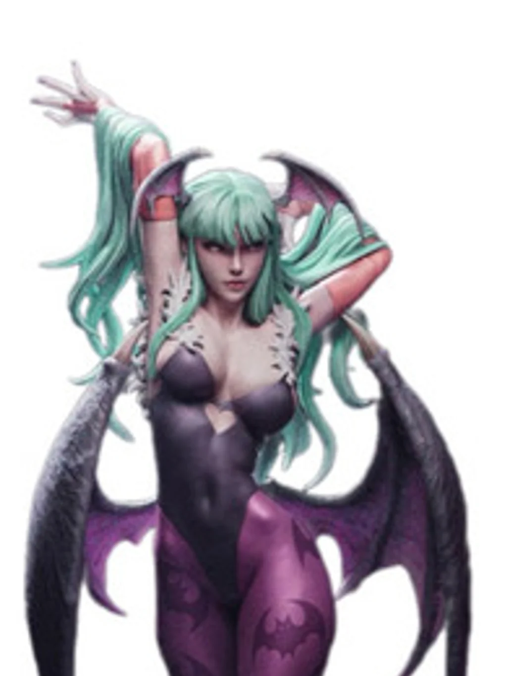 Figura Morrigan Aensland - Darkstalkers em resina 3D - Fidel Figures