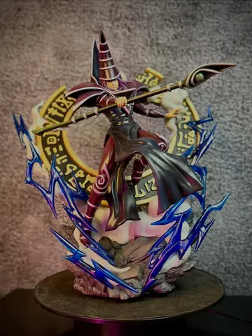 Mago Negro Colecionável Resina Yu Gi Oh Premium