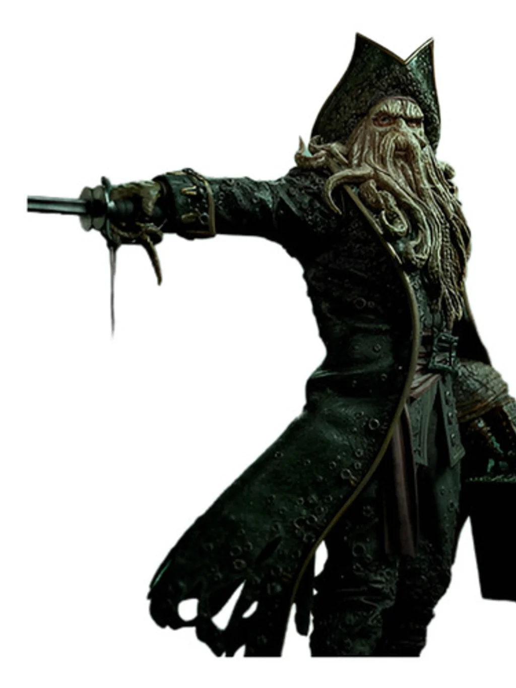 Figura Davy Jones - Piratas Do Caribe em resina 3D - Fidel Figures